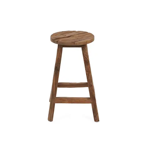 Bazar Bizar The  Shibori Bar Stool - Natural