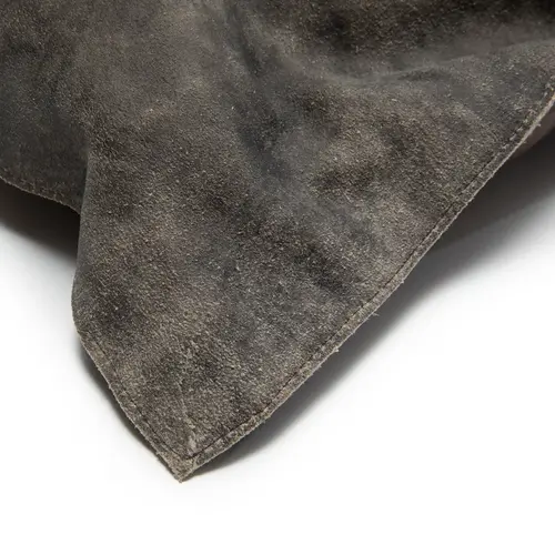 Bazar Bizar The Three Panel Suede Cushion - Grey