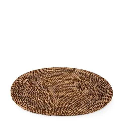 Bazar Bizar The Colonial Oval Placemat - Natural Bruin