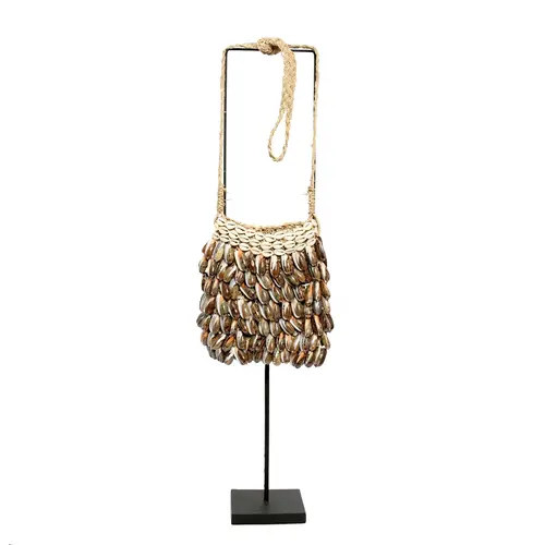 Bazar Bizar The Shell Purse on Stand