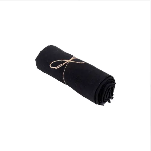 Bazar Bizar The Linen Tablecloth - Black - 180x300