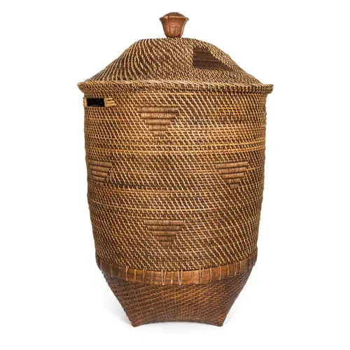 Bazar Bizar The Colonial Laundry Basket - Natural Brown - XL