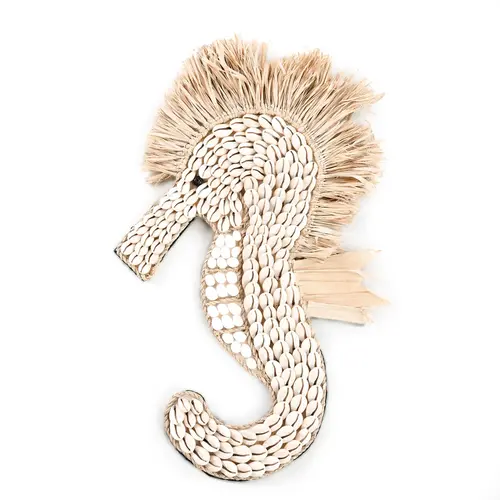 Bazar Bizar The Shell Sea Horse - White