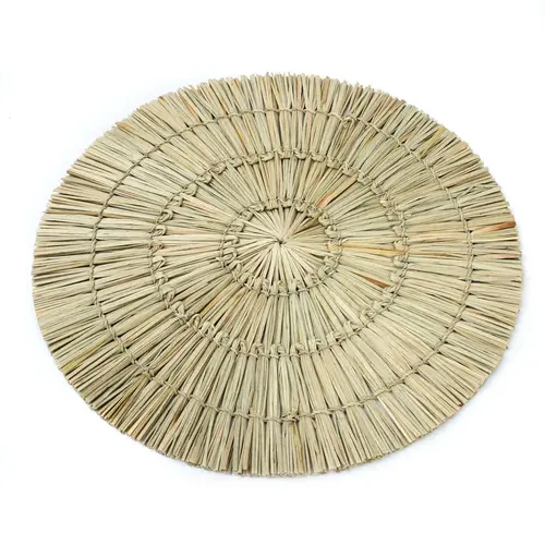 Bazar Bizar The Alang Alang Placemat - Round - Natural