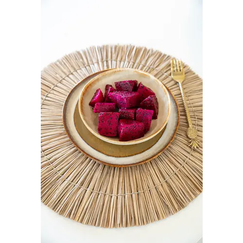 Bazar Bizar The Alang Alang Placemat - Round - Natural