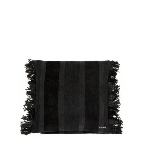 Bazar Bizar De Oh My Gee Kussenhoes - Zwart Velvet - 40x40