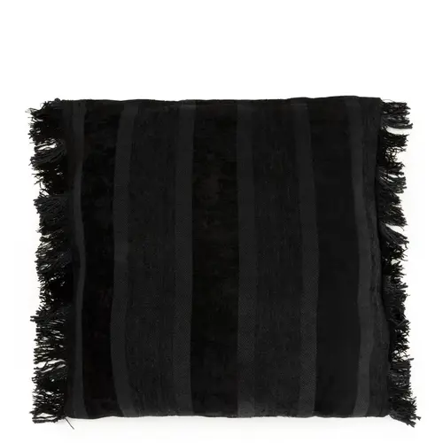 Bazar Bizar The Oh My Gee Cushion Cover - Black Velvet - 60x60