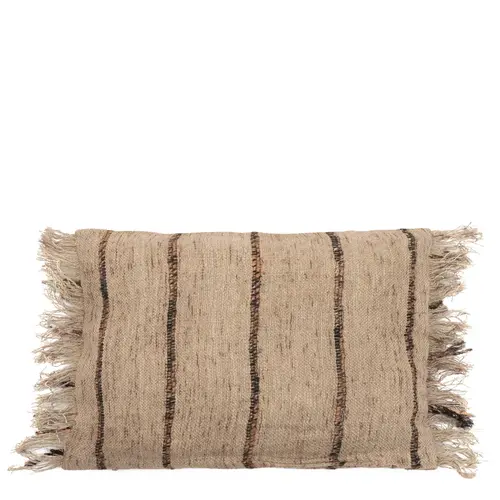 Bazar Bizar De Oh My Gee Kussenhoes - Beige Black - 30x50