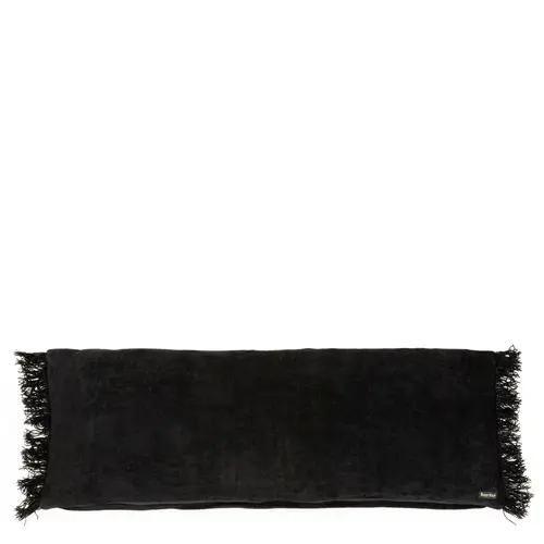 Bazar Bizar The Oh My Gee Cushion Cover - Black Velvet -  35x100