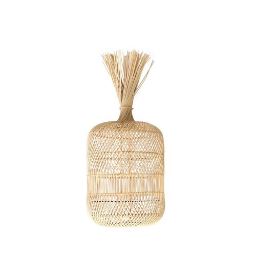 Bazar Bizar The Rattan Dumpling Floor Lamp - Pendant - Natural