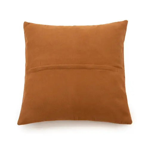 Bazar Bizar The Four Panel Leather Cushion Cover - Camel - 40x40