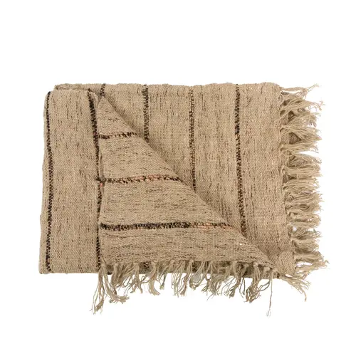 Bazar Bizar The s'il vous Plaid - Beige Zwart