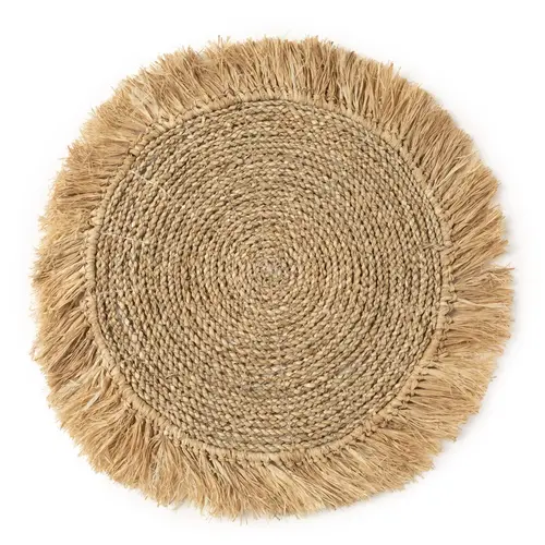 Bazar Bizar De Seagrass Raffia Placemat - Naturel