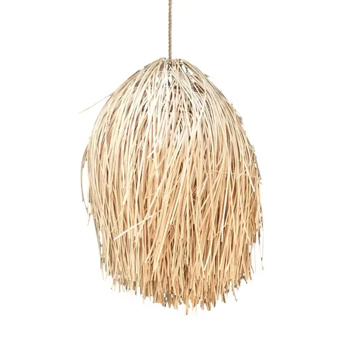 Bazar Bizar Hanglamp the Rattan Shaggy - Natural - M
