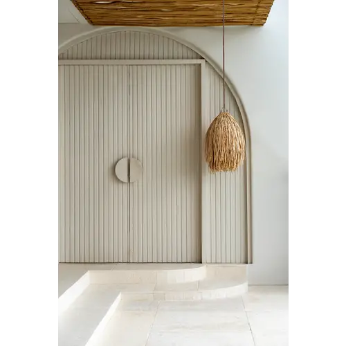 Bazar Bizar Hanglamp the Rattan Shaggy - Natural - M