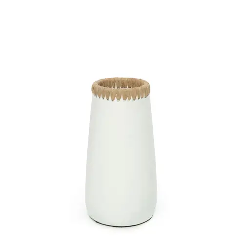 Bazar Bizar The Sneaky Vase - White Natural - M