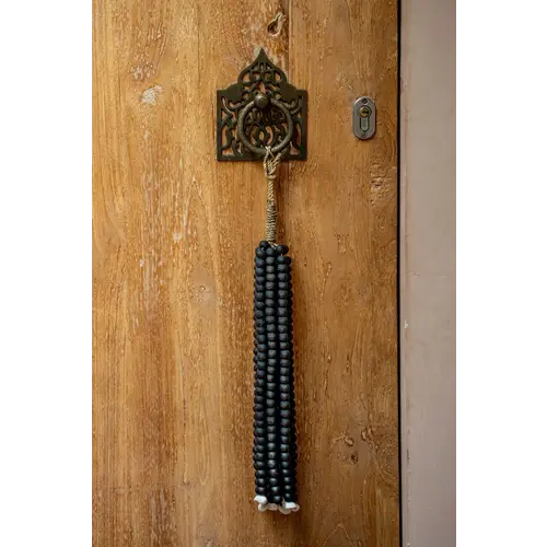 Bazar Bizar The Wooden Beads Tassel - Black