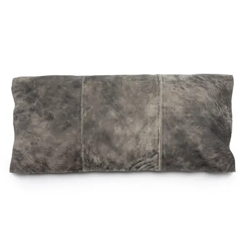 Bazar Bizar The Three Panel Suede Cushion - Grey