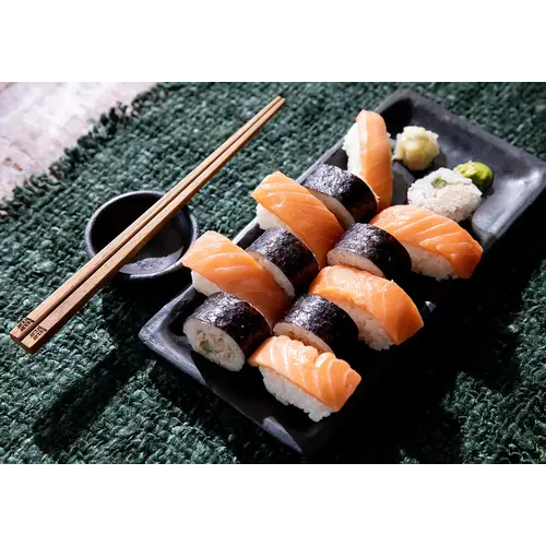 Bazar Bizar Het Burned Sushi Bord - Zwart - L