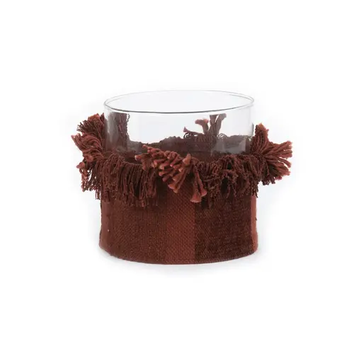 Bazar Bizar The Oh My Gee Candle Holder - Burgundy Velvet - XL