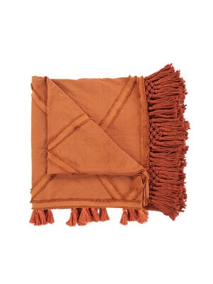 Bazar Bizar The Berber Bedsprei  - Terracotta