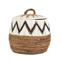 De Little Bay Beach Mand - Naturel Wit - L