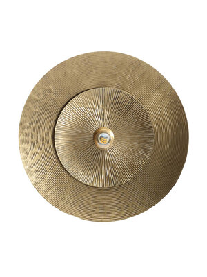 Bazar Bizar The Double Full Moon Wall Lamp - Brass - M Bazar Bizar The Double Full Moon Wall Lamp - Brass - M