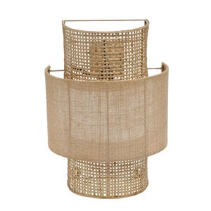 Bazar Bizar De Bolly Jute Muurlamp - Naturel - M
