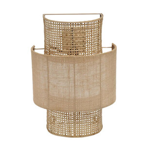 Bazar Bizar The Bolly Jute Wall Lamp - Natural - M
