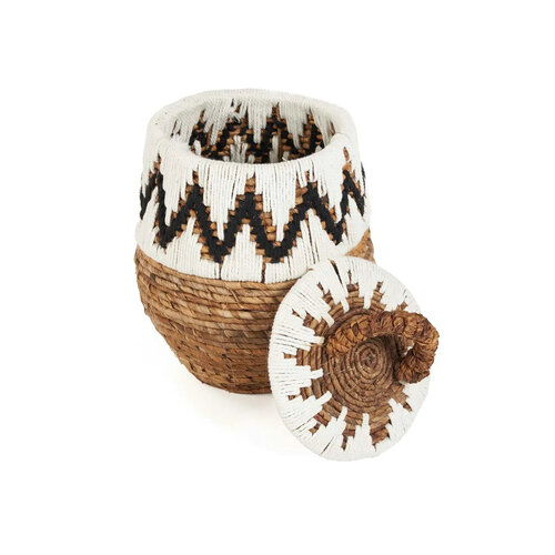 Bazar Bizar De Little Bay Beach Mand - Naturel Wit - S Bazar Bizar De Little Bay Beach Mand - Naturel Wit - S