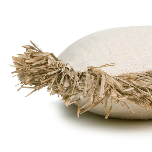 Bazar Bizar Kussen Saint Tropez  - Natural Wit - L
