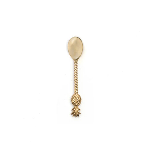 Bazar Bizar De Pineapple Theelepel - Goud