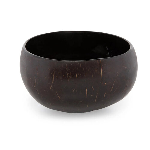 Bazar Bizar Schaal Coco Food Bowl - Natural Zwart