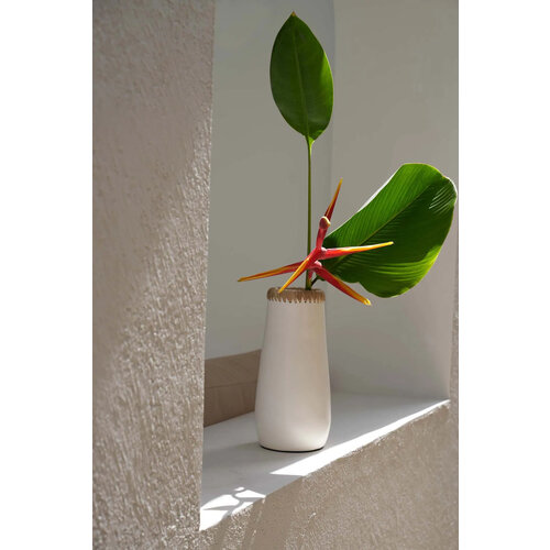 Bazar Bizar De Sneaky Vaas - Wit Naturel - L