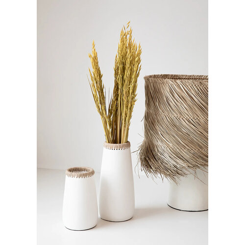 Bazar Bizar De Sneaky Vaas - Wit Naturel - L