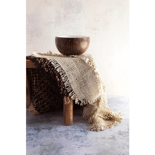 Bazar Bizar Schaal The Coco Food Bowl - Natural Wit