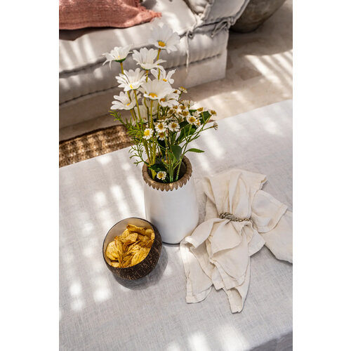 Bazar Bizar Schaal The Coco Food Bowl - Natural Wit