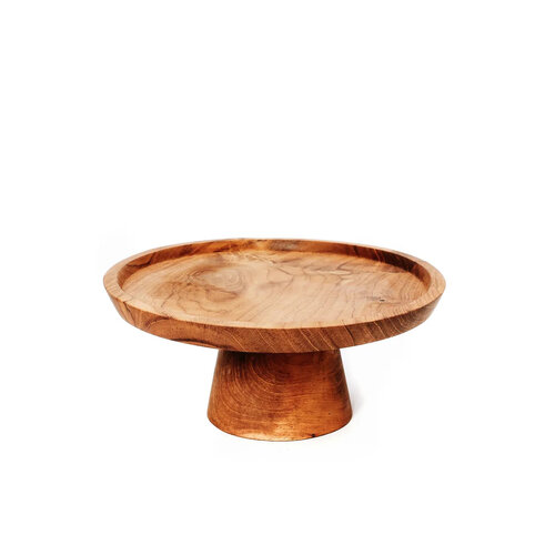 Bazar Bizar Taart Plateau The Teak Root Cake Dish - S Bazar Bizar Taart Plateau The Teak Root Cake Dish - S