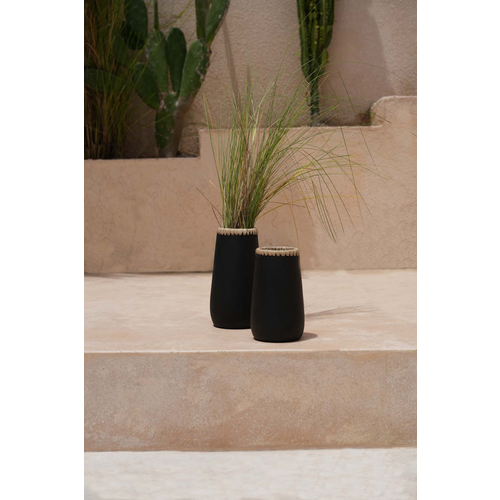 Bazar Bizar De Sneaky Vaas - Zwart Naturel - S