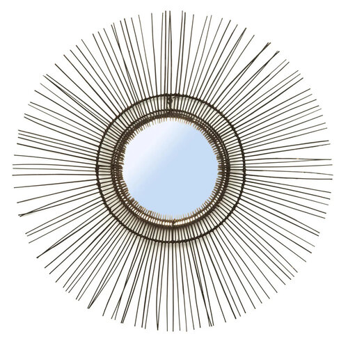 Bazar Bizar Spiegel The Tropical Mirror - Zwart - L