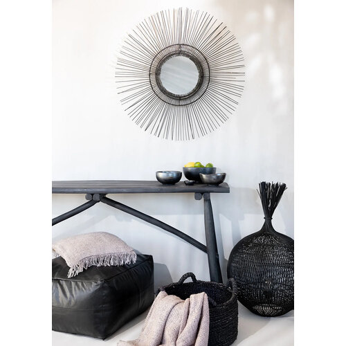 Bazar Bizar Spiegel The Tropical Mirror - Zwart - L