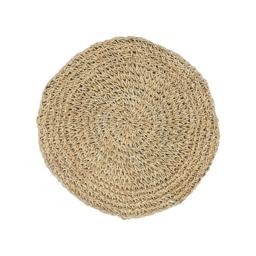 Bazar Bizar The Seagrass Placemat Rond - Natural