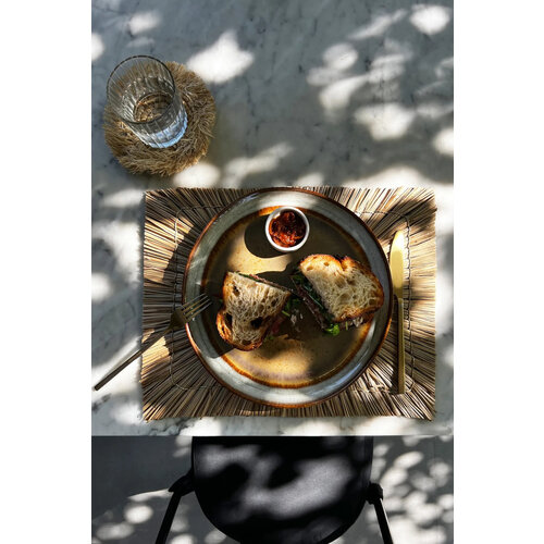 Bazar Bizar The Alang Alang Placemat - Rechthoekig - Natural