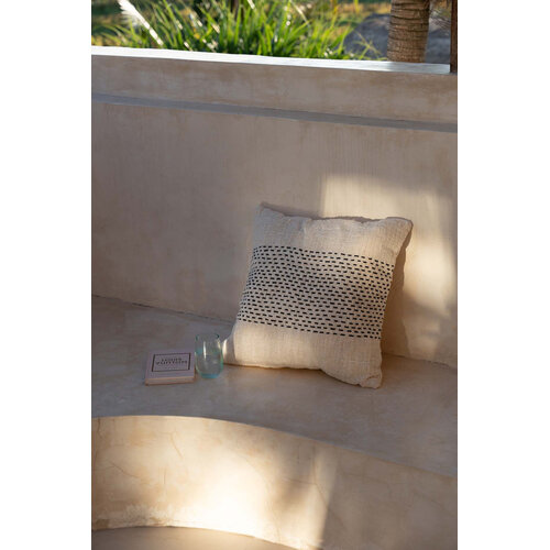 Bazar Bizar De Misty Kussenhoes - Naturel Zwart