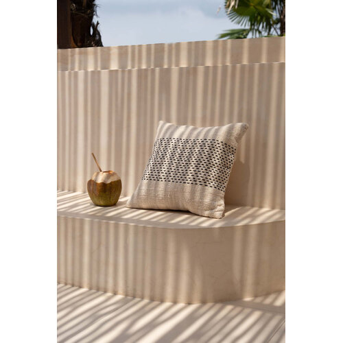 Bazar Bizar De Misty Kussenhoes - Naturel Zwart