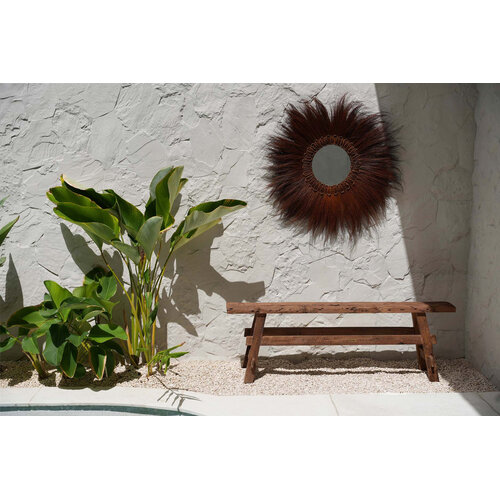 Bazar Bizar De Beauteous Rustieke Bank - Naturel