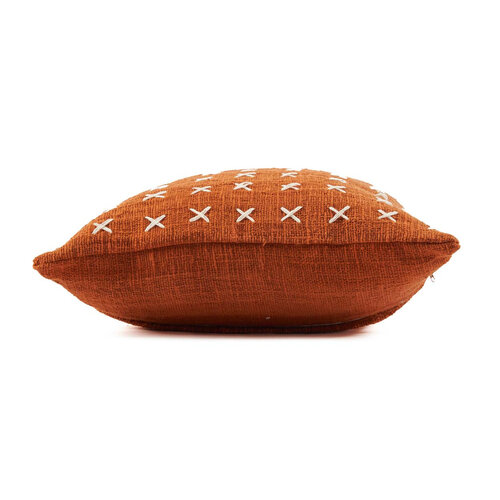 Bazar Bizar The Zillion Kiss Kussenhoes- Terracotta Wit