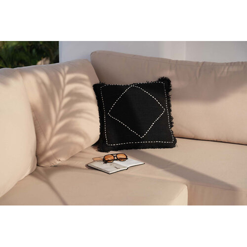 Bazar Bizar De Kasbah Kussenhoes - Zwart Wit