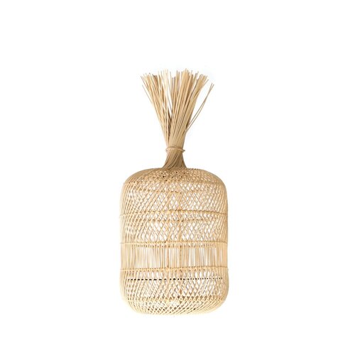 Bazar Bizar Vloerlamp - hanglamp the Rattan Dumpling - Natural Bazar Bizar Vloerlamp - hanglamp the Rattan Dumpling - Natural