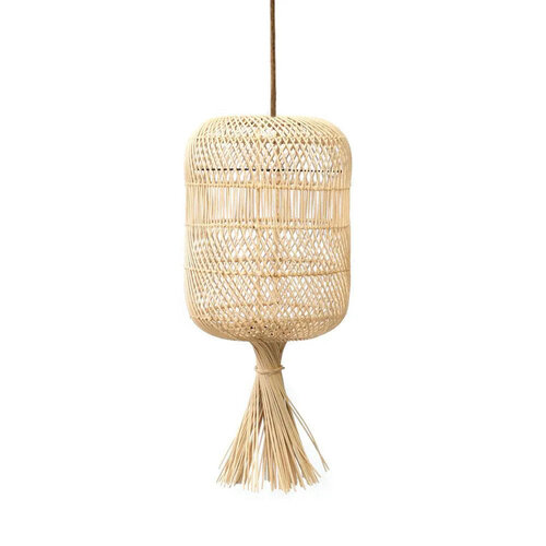 Bazar Bizar Vloerlamp - hanglamp the Rattan Dumpling - Natural Bazar Bizar Vloerlamp - hanglamp the Rattan Dumpling - Natural